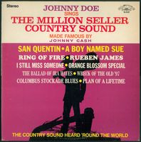 Johnny Doe - Sings The Million Seller Country Sound Made Famous By Johnny Cash